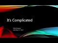 Kate Gregory - It's Complicated - Meeting C++ 2017 Keynote