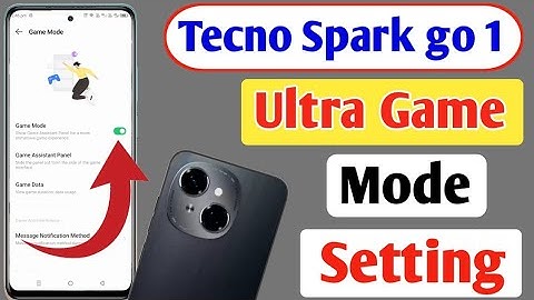 Tecno Spark go 1 ultra game mode/Tecno Spark go 1 game mode enable kaise kare,game mode kaise lagaye