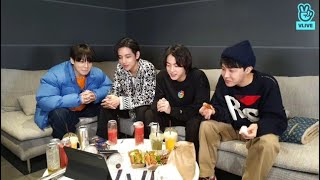 لايف جين و جيهوب و ڤي و جونغكوك ( مترجم ) Live BTS jin,jhope,V,Jk