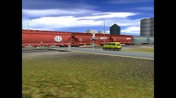 Railfanning Marias Pass Approach in Trainz 2010