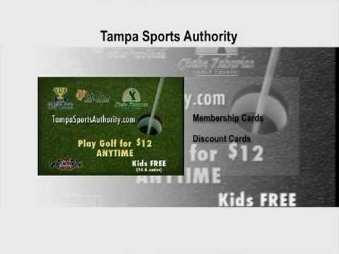Play Golf for $12 with Tampa Sports Authority Discount Card