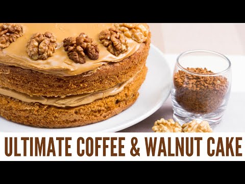 Coffee And Walnut Cake Recipe | Coffee Cake Recipe UK | Bank Holiday Food