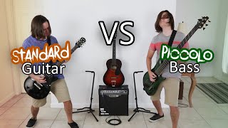 Guitar vs Piccolo Bass (37-40\