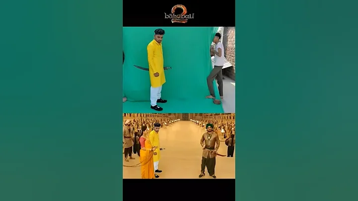 Bahubali 2 Sorry Devsena 😅 VFX Breakdown Green Screen #shorts​ #trending​ #viral​ #comedy​ #bahubali
