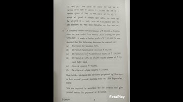 Question paper 2023 KUK Corporate Accounting 1 BC 301