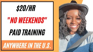 $20/HR 🙌 NO WEEKENDS 🙌 | MONTHLY INCENTIVES 🤑 FULL-TIME REMOTE JOB