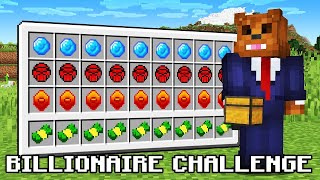 We Took On The BILLION Dollar Challenge In Minecraft!