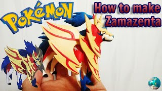 Pokemon Clay Art Tutorial - Zamazenta The Legendary Pokemon In Gen 8 Pokemon Sword & Shield