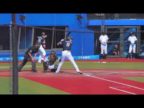 柳田悠岐の2打席連続バックスクリーン弾（1本目）【ホークス】