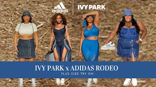 IVY PARK X ADIDAS RODEO HAUL | PLUS SIZE TRY ON #ivyparkrodeo