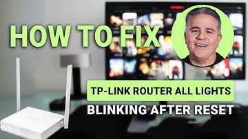 Hoe u het probleem met knipperende lampjes op uw TP Link-router kunt oplossen na een reset: Staps...
