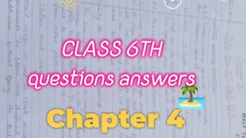 Computer| More on MS word| Class 6|Chapter 4 | questions & answers