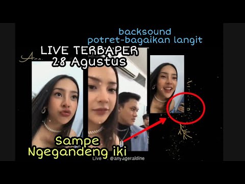 Anya Geraldine Gandeng Tangan Rizky Febian saat Live IG SWEET