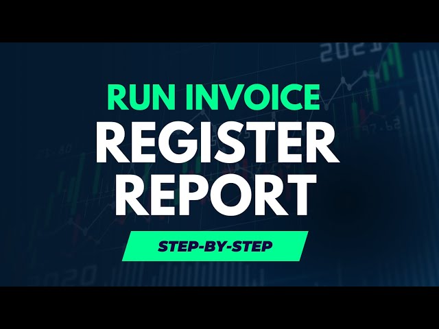 Overview of Payables Invoice Register