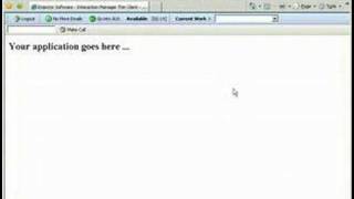 Push Email and Telephone calls to the web browser screenshot 1