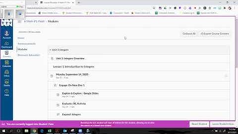 How to Access Modules in Canvas