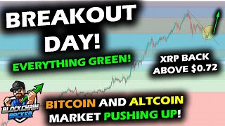 GREEN EVERYWHERE! Crypto Market BREAKOUT as Bitcoin, Altcoin Market and Ripple XRP Price Chart Pop!