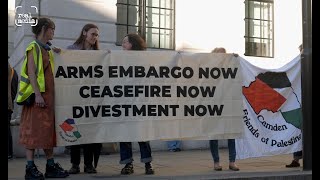 Nakba Day ‘ceasefire council meeting’ held outside Camden Town Hall