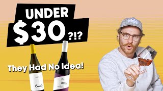 They Had No Idea It Was That Cheap! (Best Under $30 Wines) | Blind Wine Reviews