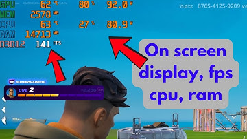 This is how to setup MSI afterburner OSD