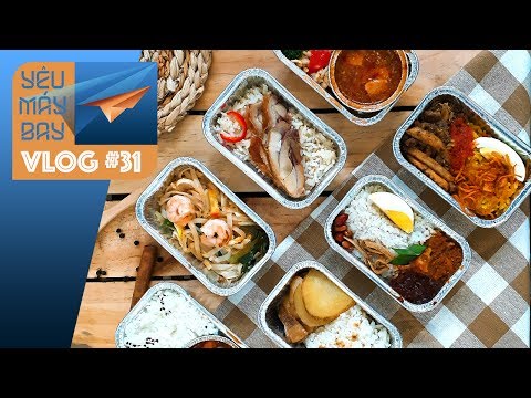 #1 VLOG #31: Review đồ ăn Jetstar, VietJet, AirAsia | Yêu Máy Bay Mới Nhất