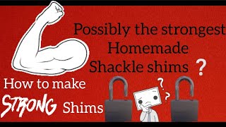 Possibly the strongest homemade shackle shims🤔 & how to make them.