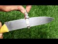 Knife is like a Razor in 1 minute! Intelligent knife Sharpening Technique using a Spark Plug