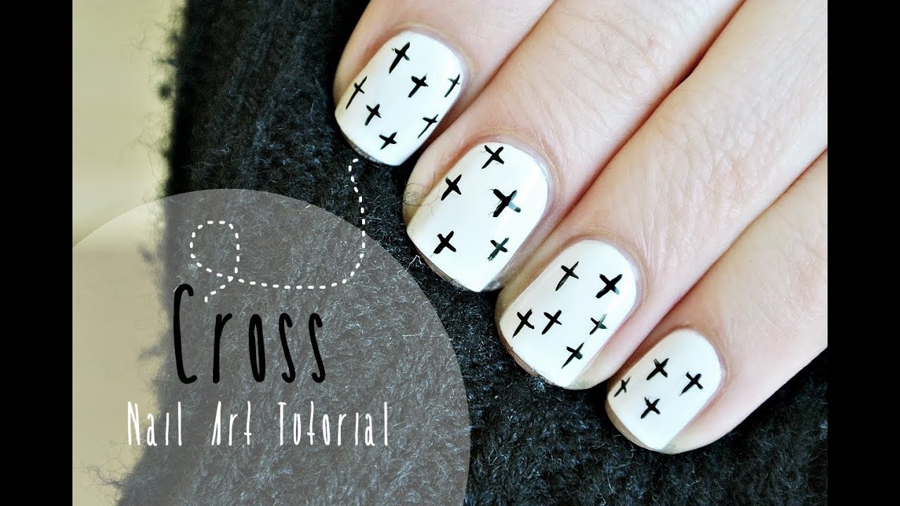1. Cross Nail Art Designs for Short Nails - wide 1