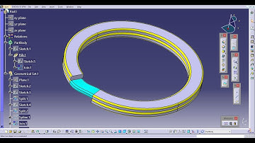How to create a mechanical part using CATIA Part Design 114 Keyring