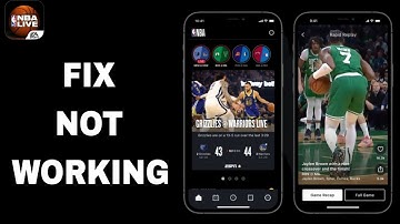 How To Fix And Solve Not Working On NBA Live App | Final Solution