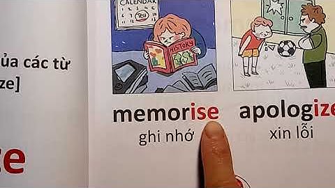 Đánh vần tiếng anh học cùng con tập 3 - bài 3: Trọng âm của từ chứa  [ise] và [ize]?