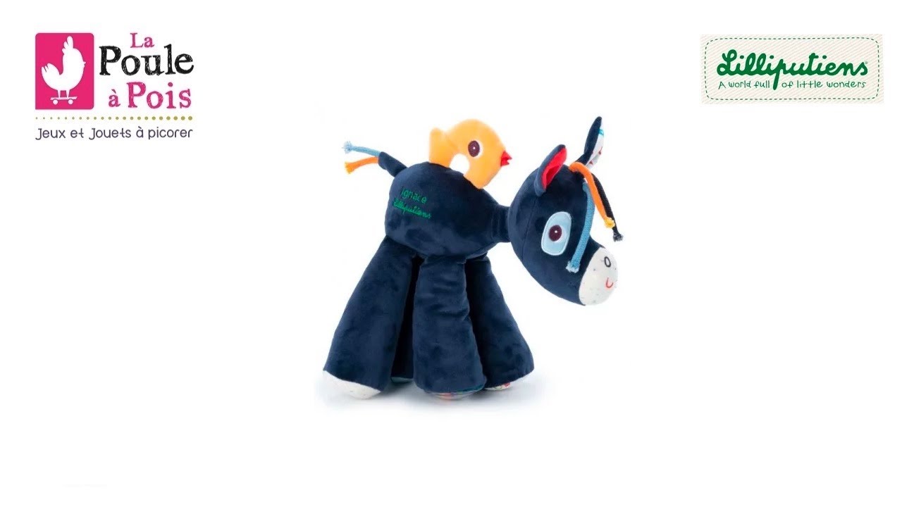 Doudou Ignace LILLIPUTIENS - Peluche Douce Et Colorée