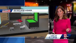 No glasses? How to make eclipse viewer at home