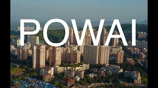 Powai Drone Video in 4k Stock Footage
