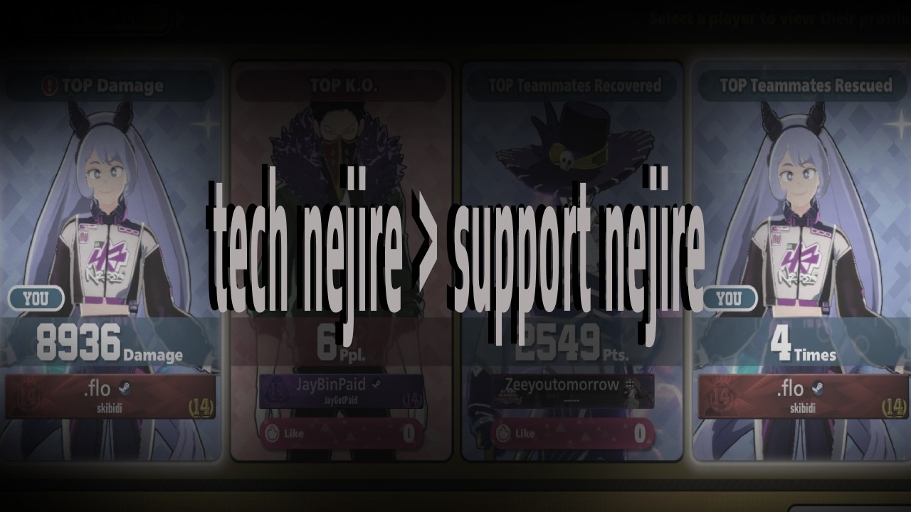 ((9k dmg)) tech nejire is better than support // mhur gameplay