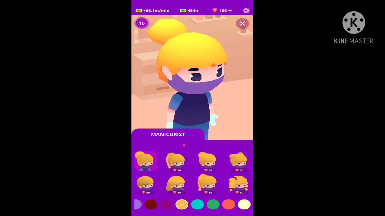 Playing Idle Beauty Salon