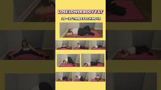 Lose Lower Apron Belly Fat & Lower Body Fat 🔥 15 Min Daily Home Workout (No Equipment) #fit #shorts