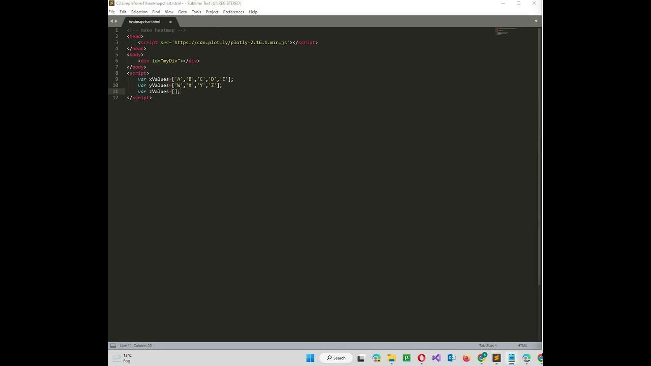 How to make heatmap in javascript - YouTube
