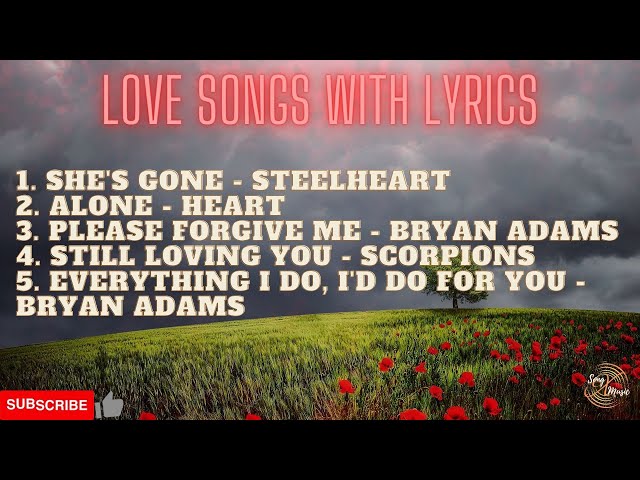 Love Songs with Lyrics | Best Love Songs of All Time| Romantic Love Songs class=