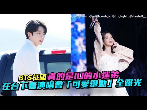 【小娛樂】BTS柾國真的是IU的小迷弟 在台下看演唱會「可愛舉動」全曝光