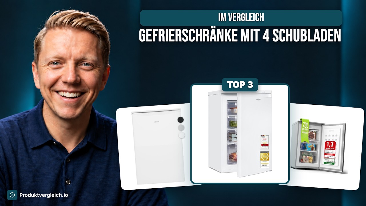 Gefrierschrank 4 Schubladen Vergleich 2026