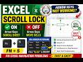 Excel Scroll Lock ON/OFF Explained | Fix Arrow Keys Moving Sheet Instead of Cells | Fn + S
