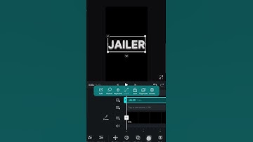 Cinematic Text Reveal|Editing tutorial| VN App #jailer #editing #shorts