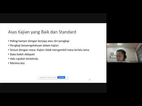 Pengenalan Teknik Pantas Tulis Tesis (SKAF) dan Penulisan Bab 1 Tesis Master/PhD