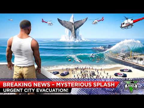 I Saw a Mysterious GIANT Splash in the GTA 5 Ocean... (Monster)