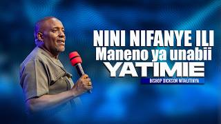 NINI NIFANYE ILI NENO LA UNABII LIWEZEE KUTIMIA Sun 16th Aug 2026