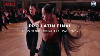 Pro Latin Final Nydf 2023 New York Dance Festival