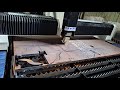 Laser 6000w cutting 30 mm Mild Steel .  #cypcut #raytools #6000w #laserfiber