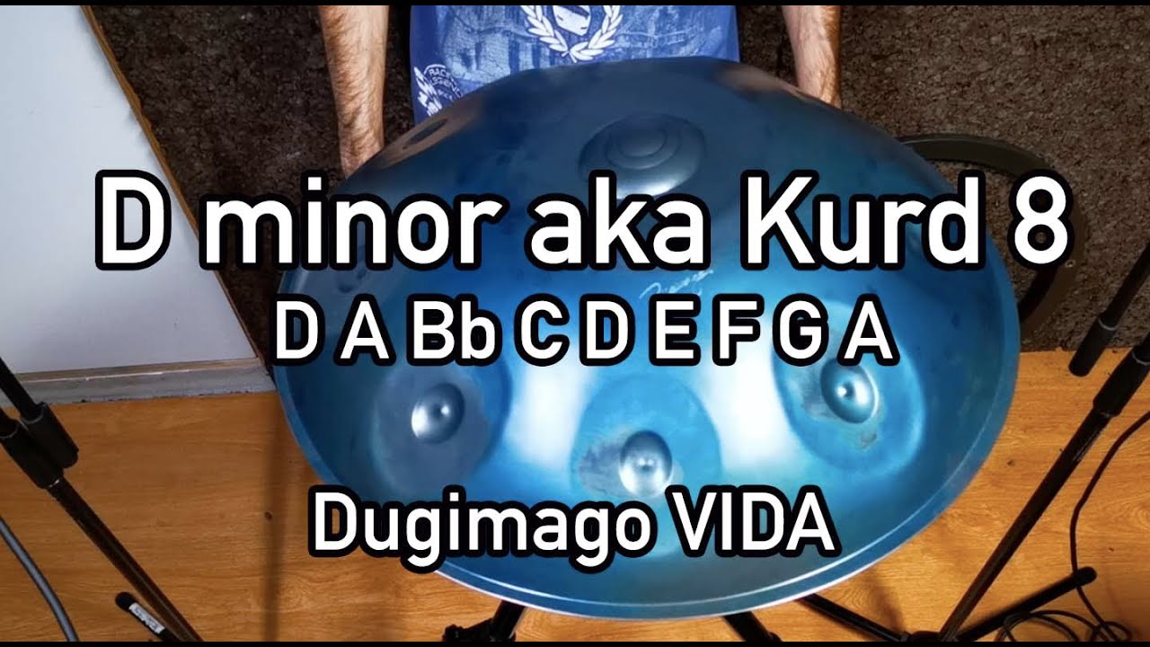 Dugimago Vida D minor aka Kurd 8 + Ding scale