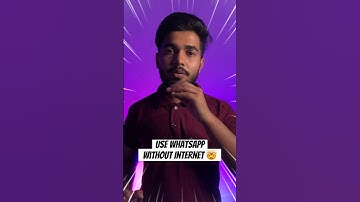 😱WhatsApp use without Internet 🤯 #shorts #tech  #whatsappfeatures